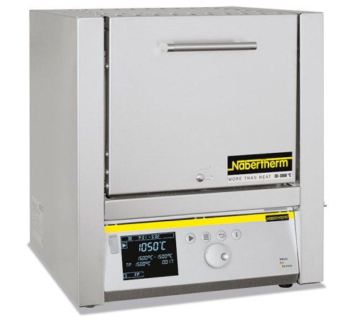 Печь муфельная профессиональная Nabertherm L 3/12/B410 с откидной дверью, 1200°С