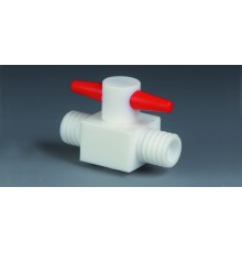 Кран двухходовой Bohlender O 6 мм, GL18, PTFE (Артикул E 684-18)