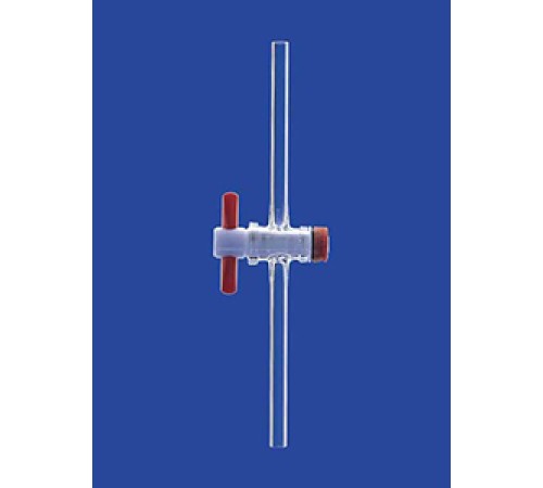 Кран одноходовой Lenz NS14,5, диаметр отверстия 2,5 мм, PTFE