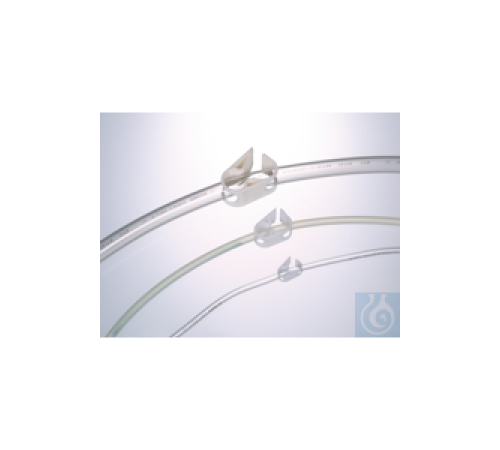 8618-0002 Burkle Шланговый зажим Squeeze-Fix, POM белый, для 3-10mm 8618-0002 Burkle Шланговый зажим Squeeze-Fix, POM белый, для 3-10mm