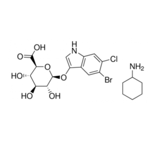 Циклогексиламмониевая соль 5-бром-6-хлор-3-индолил β-D-глюкуронида α; 98% Sigma B4532