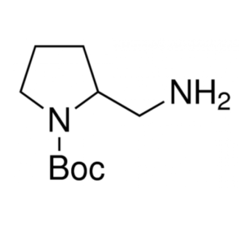 (^ +) - 1-Вос-2- (аминометил) пирролидин, тек. 85%, Alfa Aesar, 250 мг