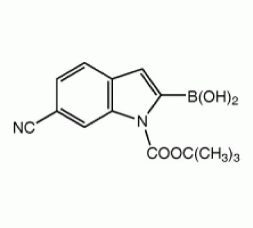 1-Вос-6-цианоиндол-2-бороновой кислоты, 96%, Alfa Aesar, 1г