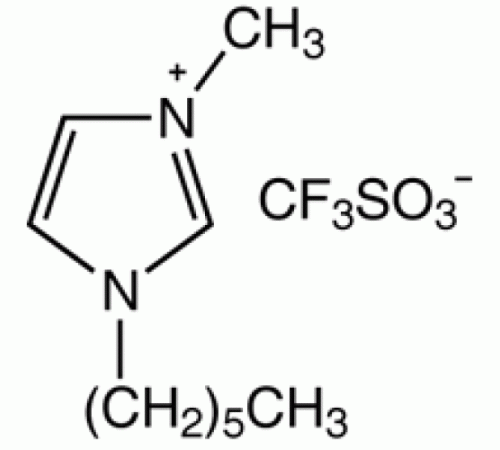 1-н-гексил-3-метилимидазолия трифторметансульфонат, 95%, Alfa Aesar, 25 г