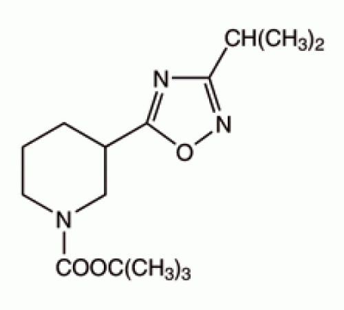 1-Вос-3- (3-изопропил-1, 2,4-оксадиазол-5-ил) пиперидин, 99%, Alfa Aesar, 250 мг