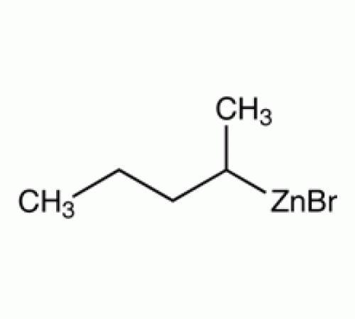 1-Methylbutylzinc бромид, 0,5 М в ТГФ, упакованы в атмосфере аргона в герметично закрываемых ChemSeal ^ т бутылок, Alfa Aesar, 50мл