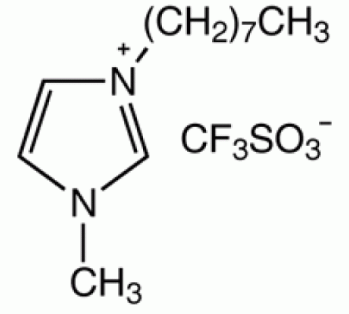 1-метил-3-н-октилимидазолий трифторметансульфонат, 97%, Alfa Aesar, 5 г