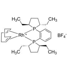 1,2-бис((2S,5S)-2,5-диэтилфосфоlano)бензол(циклооктадиен)родия(I) тетрафторборат, 97%, Acros Organics, 100мг