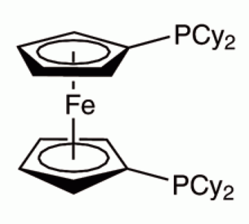 1,1 '-бис (дициклогексилфосфино) ферроцен, 98%, Alfa Aesar, 1г
