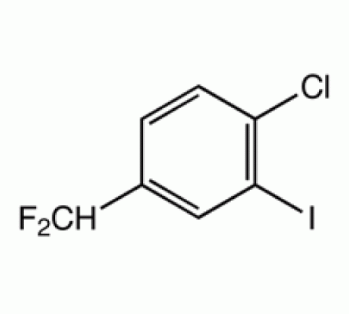 1-Хлор-4-дифторметил-2-иодбензола, 97%, Alfa Aesar, 1г