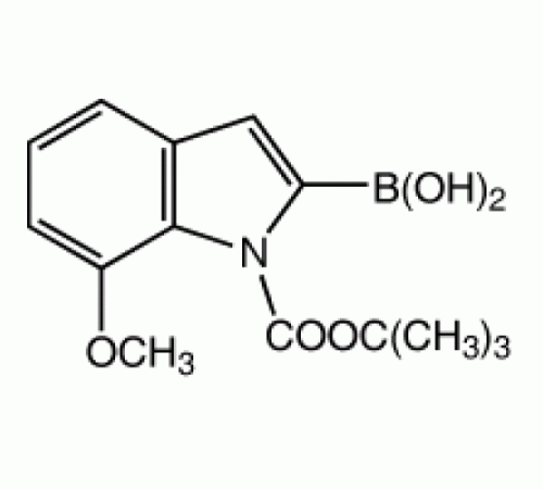 1-Вос-7-метоксииндол-2-бороновой кислоты, 98%, Alfa Aesar, 1г