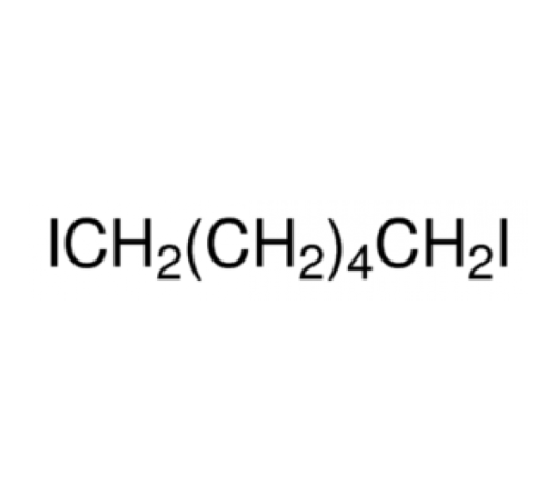1,6-Дииодогексан, 98%, удар. с медью, Alfa Aesar, 25г