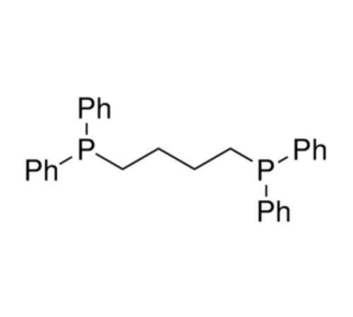 1,4-бис(дифенилфосфино)бутан, 98%, Acros Organics, 25г