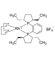1,2-бис((2R,5R)-2,5-диэтилфосфоlano)бензол(циклооктадиен)родия(I) тетрафторборат, 97%, Acros Organics, 100мг