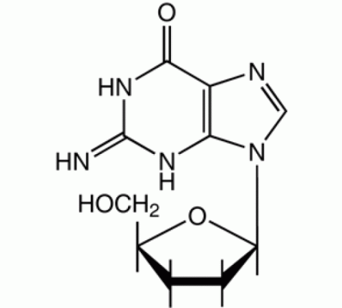 2 ', 3'-Дидезоксигуанозин, 90 +%, Alfa Aesar, 25 мг